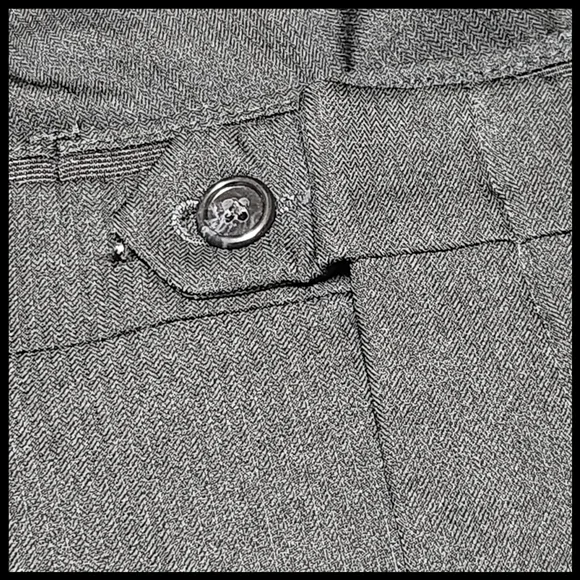 Black Hagar Pleated Dress Pants, 33x32 - Picture 8 of 8